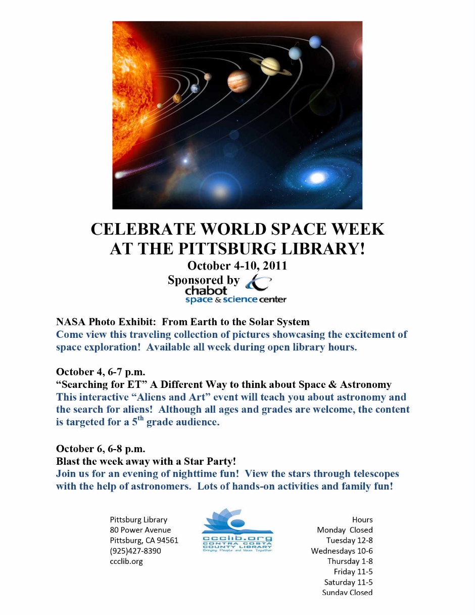 World Space Week October 4-10, 2011