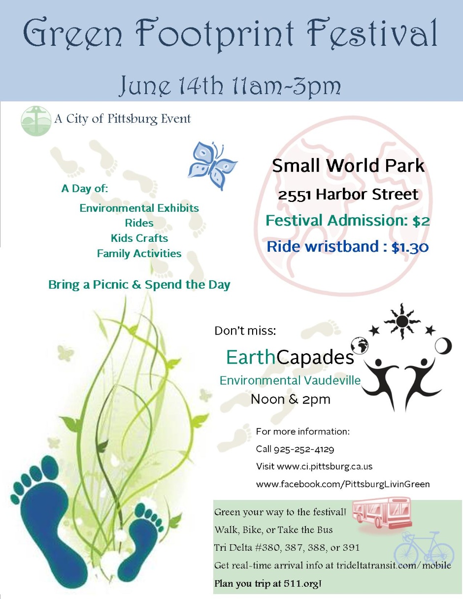 Green Footprint Festival Flyer