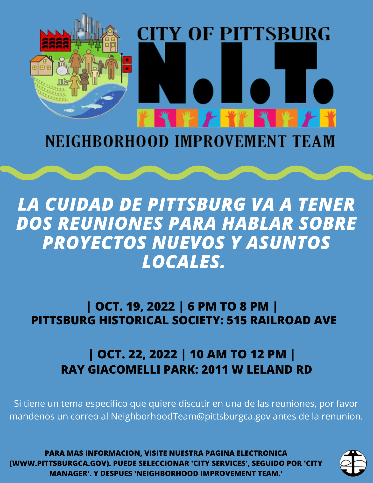 NIT Flyer- spanish